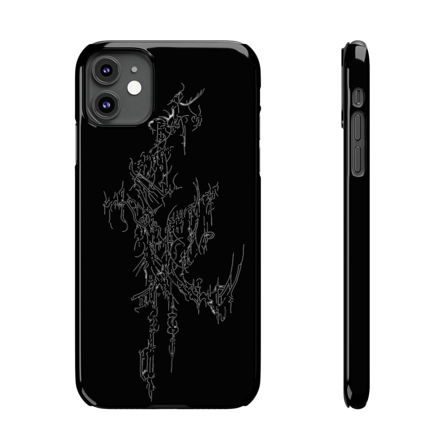 Cyber Sigilism 1 Slim Phone Case iPhone 8 - iPhone 15