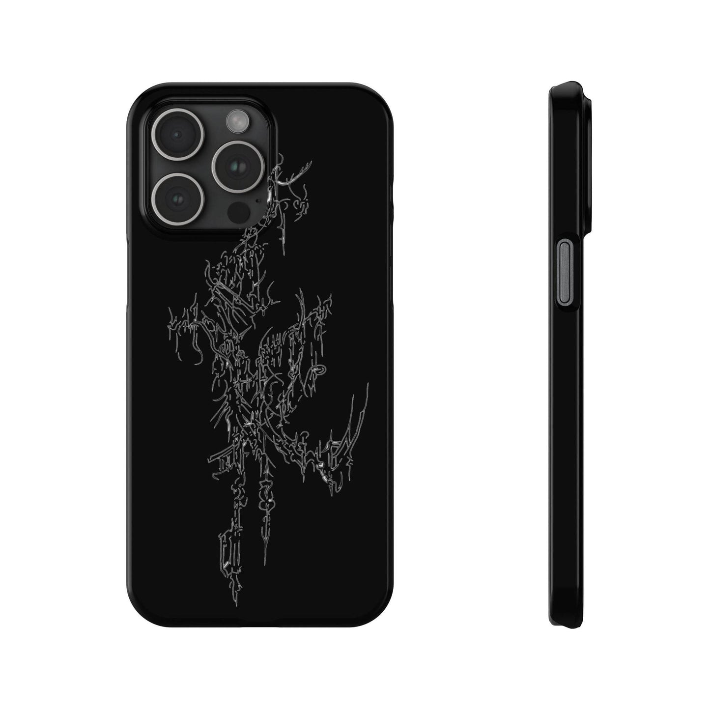 Cyber Sigilism 1 Slim Phone Case iPhone 8 - iPhone 15