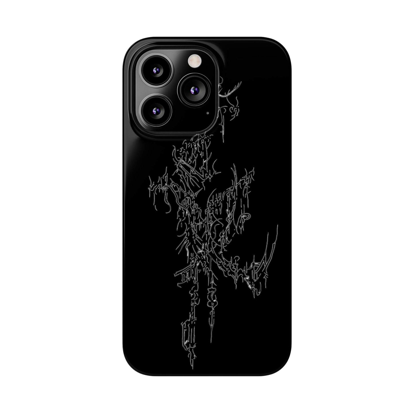 Cyber Sigilism 1 Slim Phone Case iPhone 8 - iPhone 15