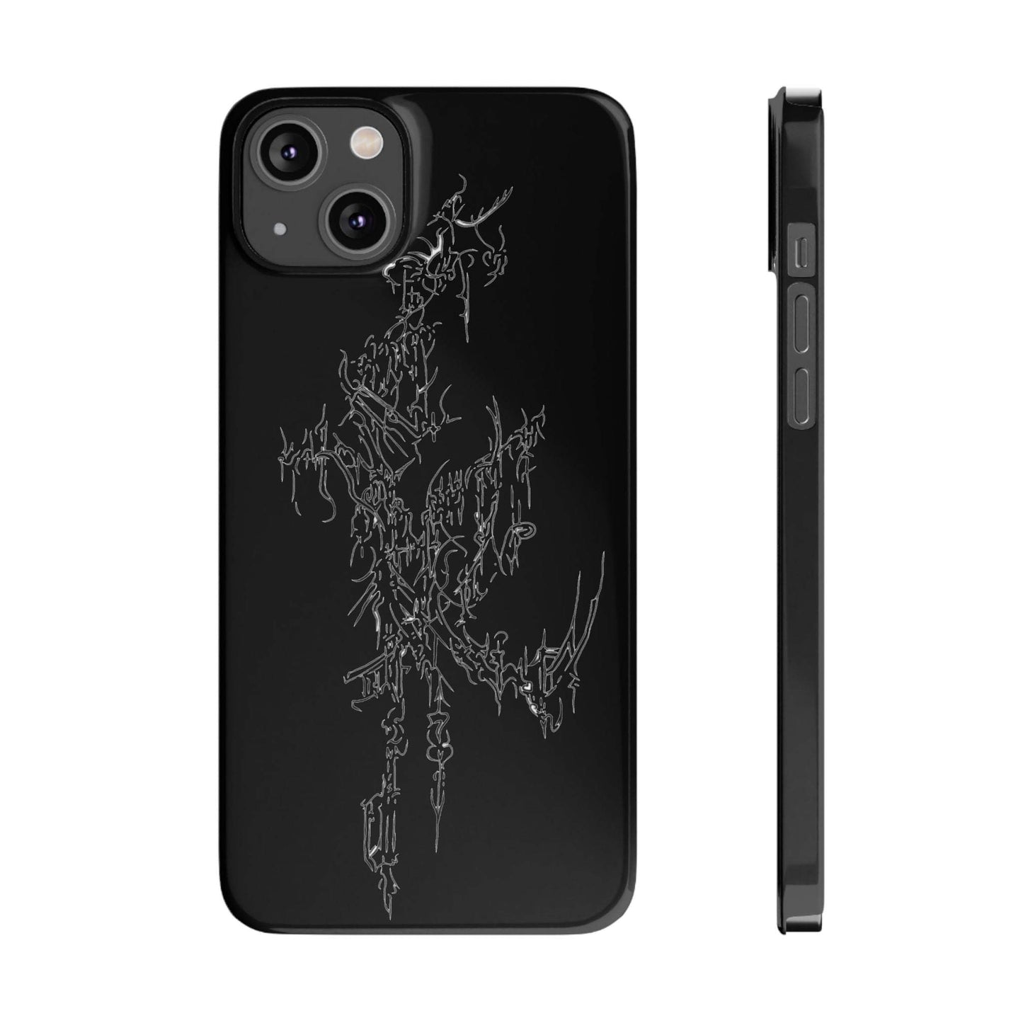 Cyber Sigilism 1 Slim Phone Case iPhone 8 - iPhone 15