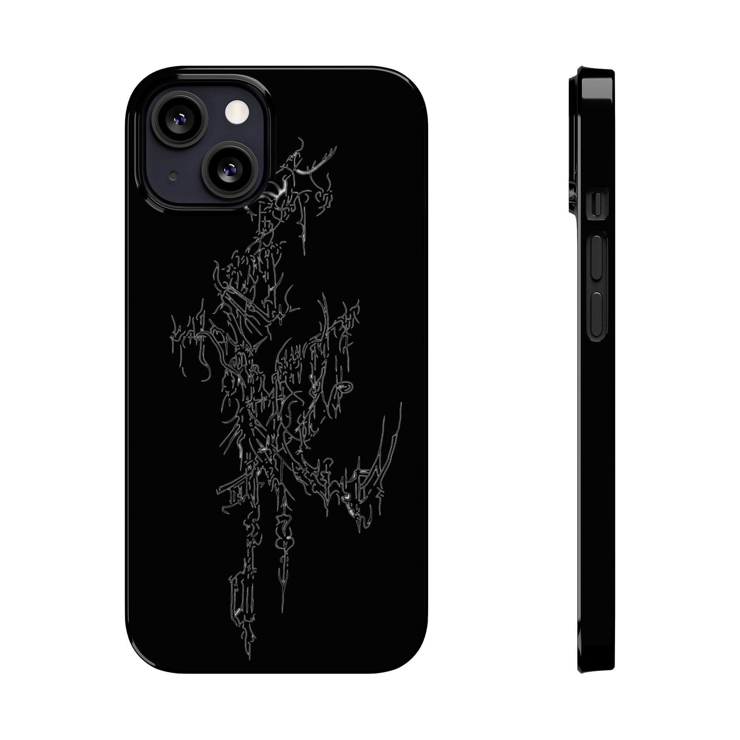 Cyber Sigilism 1 Slim Phone Case iPhone 8 - iPhone 15