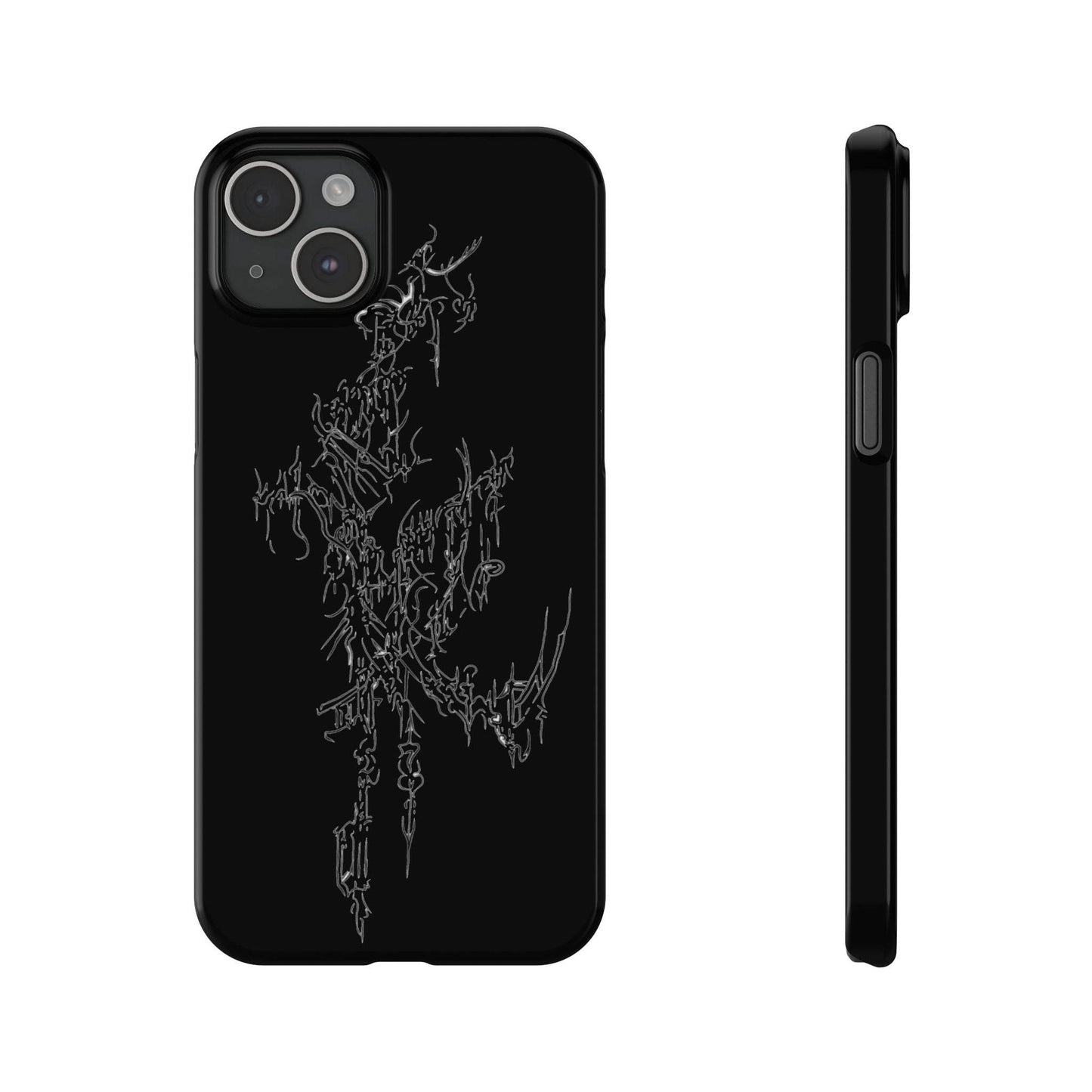 Cyber Sigilism 1 Slim Phone Case iPhone 8 - iPhone 15