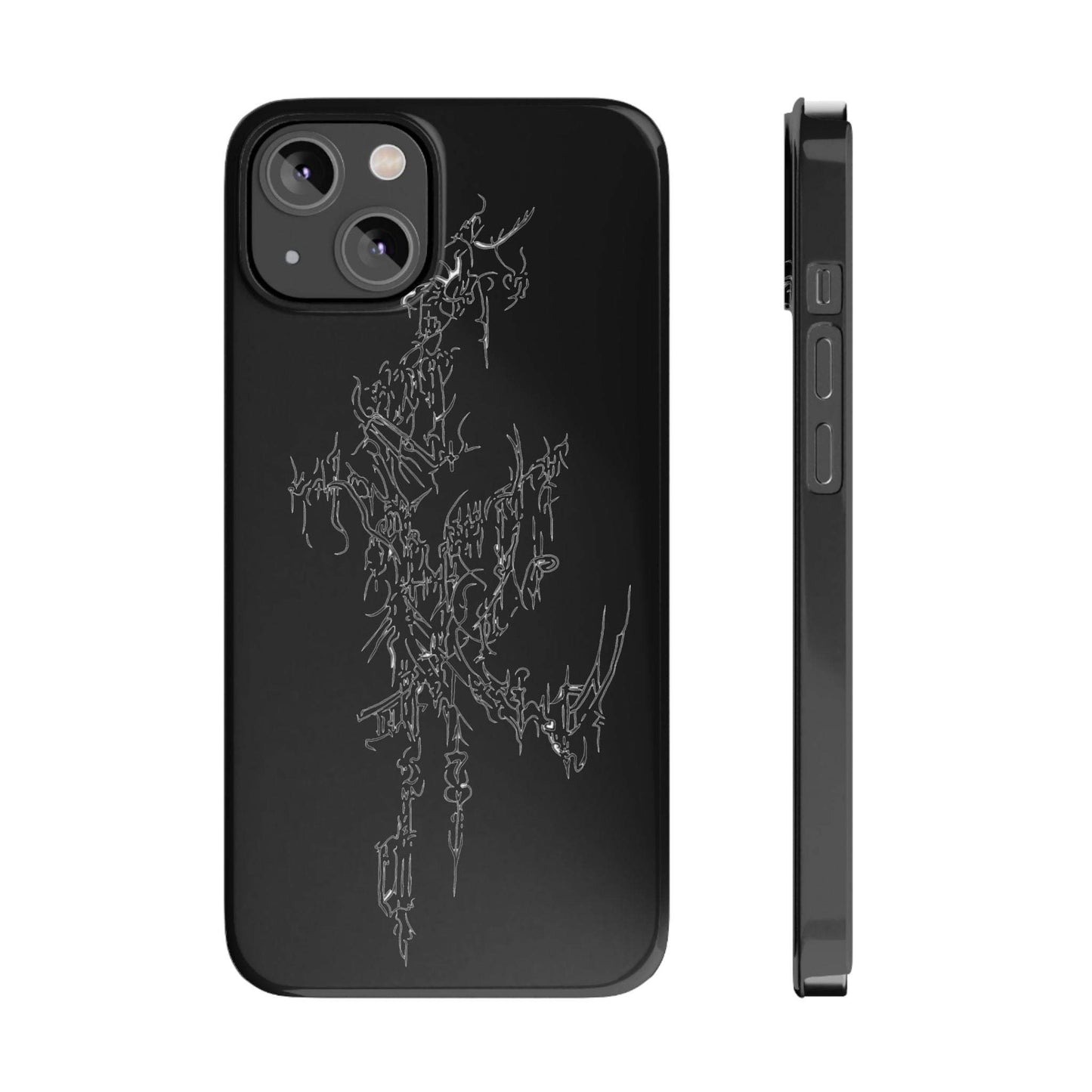 Cyber Sigilism 1 Slim Phone Case iPhone 8 - iPhone 15