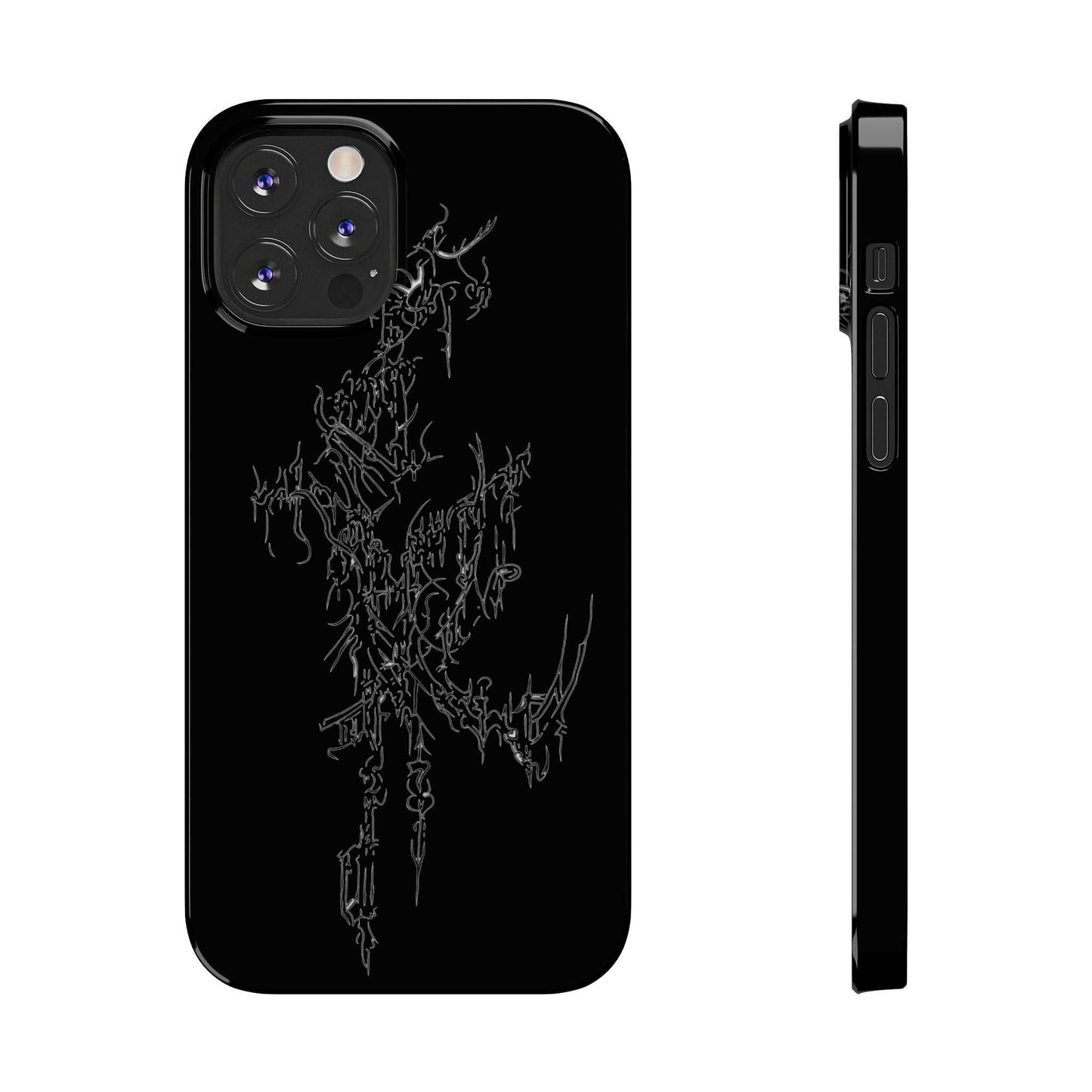 Cyber Sigilism 1 Slim Phone Case iPhone 8 - iPhone 15