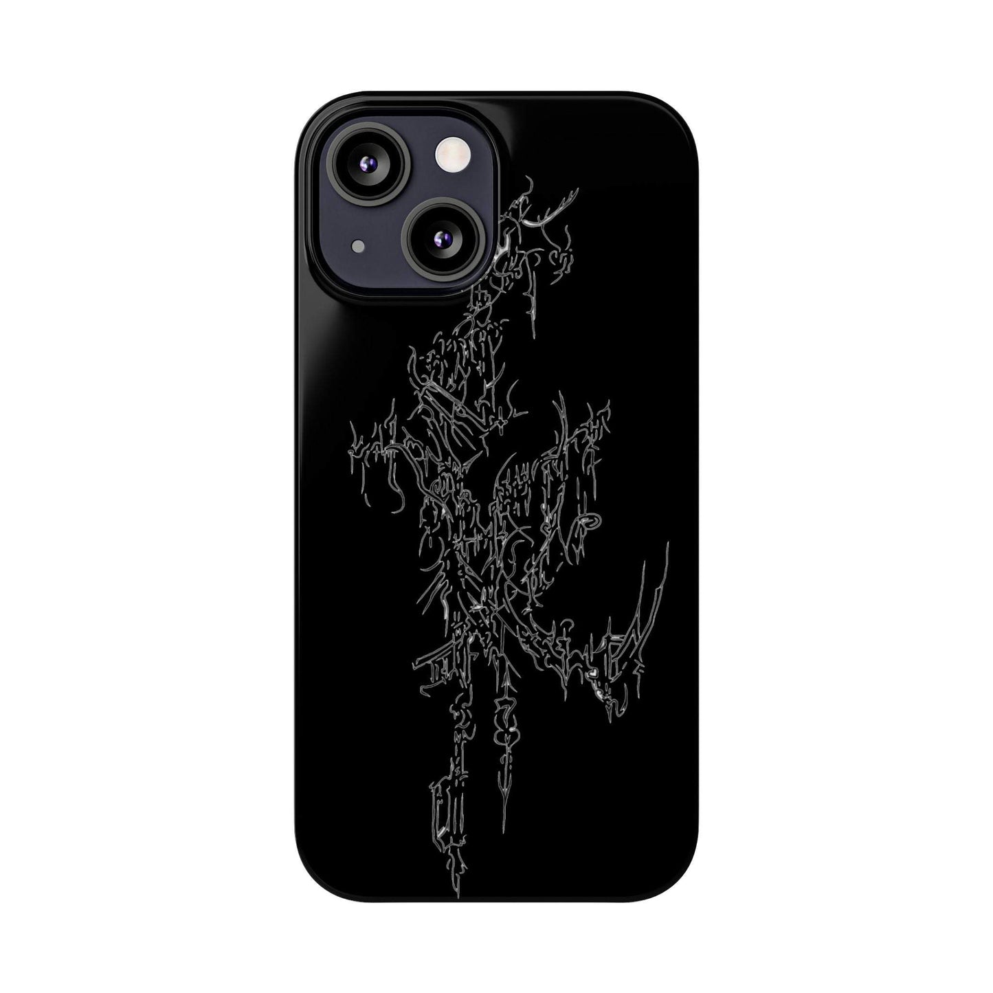 Cyber Sigilism 1 Slim Phone Case iPhone 8 - iPhone 15