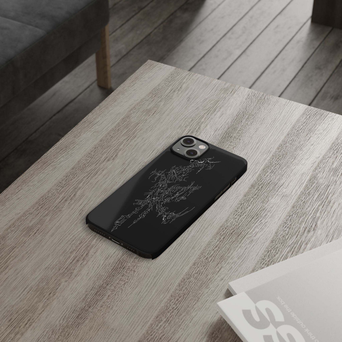 Cyber Sigilism 1 Slim Phone Case iPhone 8 - iPhone 15