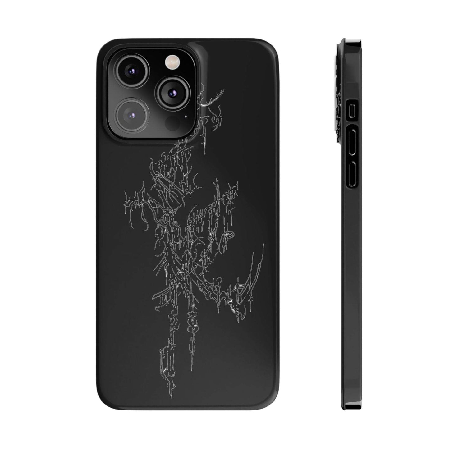 Cyber Sigilism 1 Slim Phone Case iPhone 8 - iPhone 15