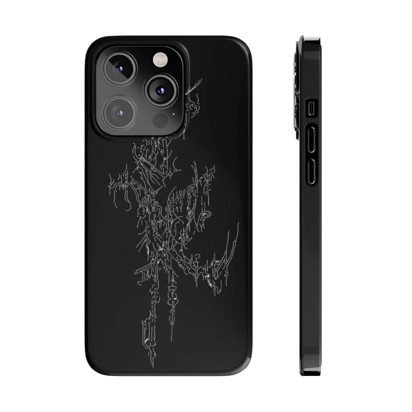 Cyber Sigilism 1 Slim Phone Case iPhone 8 - iPhone 15