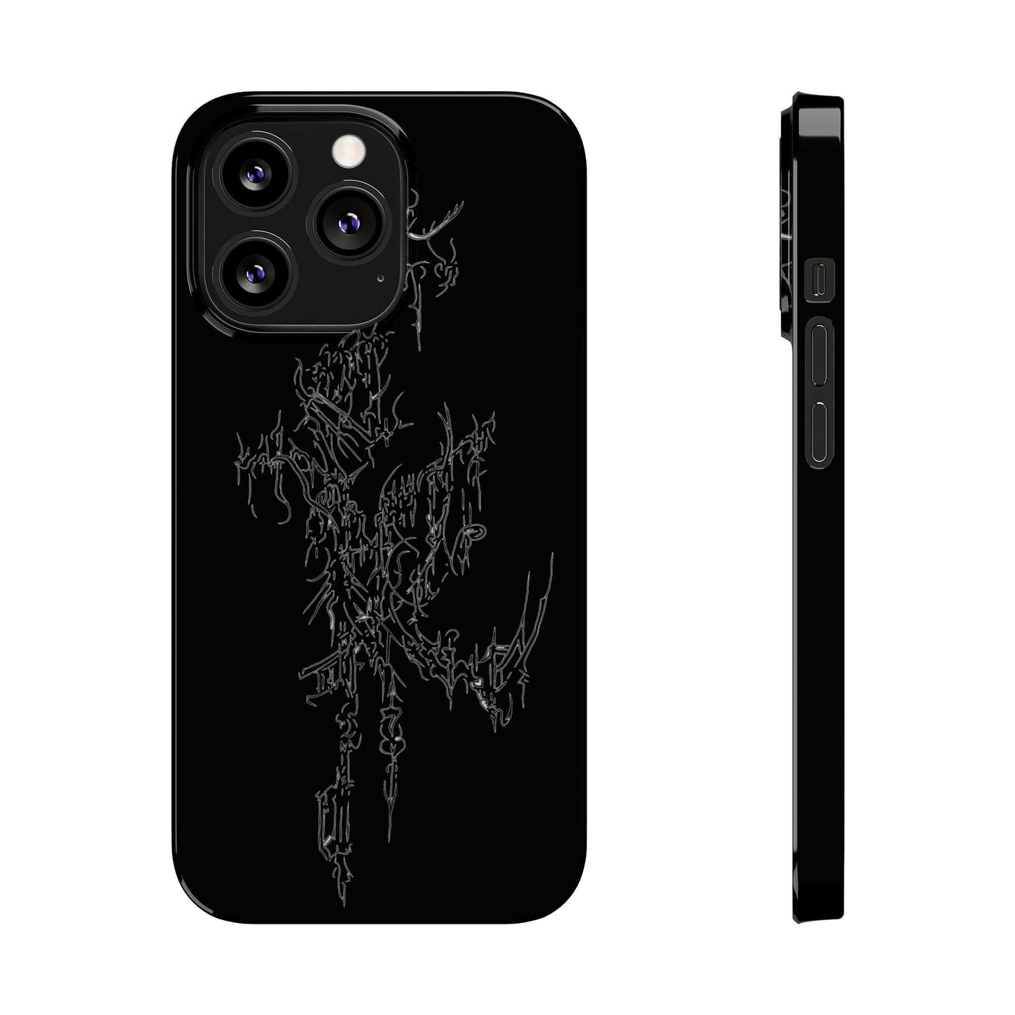 Cyber Sigilism 1 Slim Phone Case iPhone 8 - iPhone 15