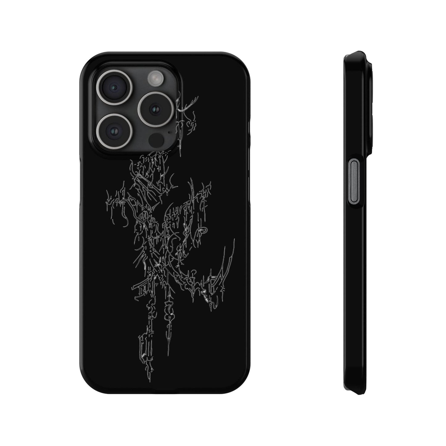 Cyber Sigilism 1 Slim Phone Case iPhone 8 - iPhone 15