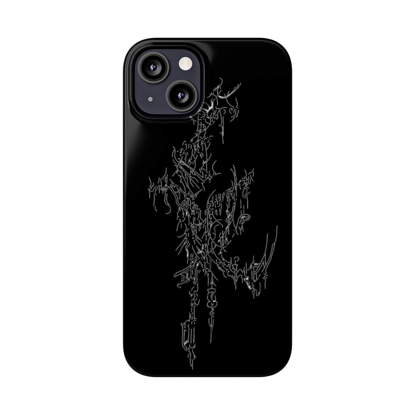 Cyber Sigilism 1 Slim Phone Case iPhone 8 - iPhone 15