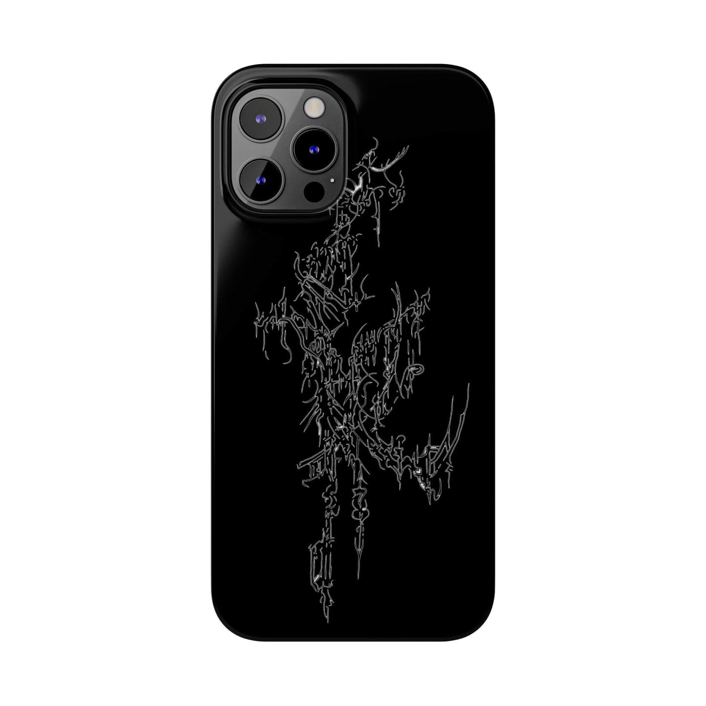 Cyber Sigilism 1 Slim Phone Case iPhone 8 - iPhone 15