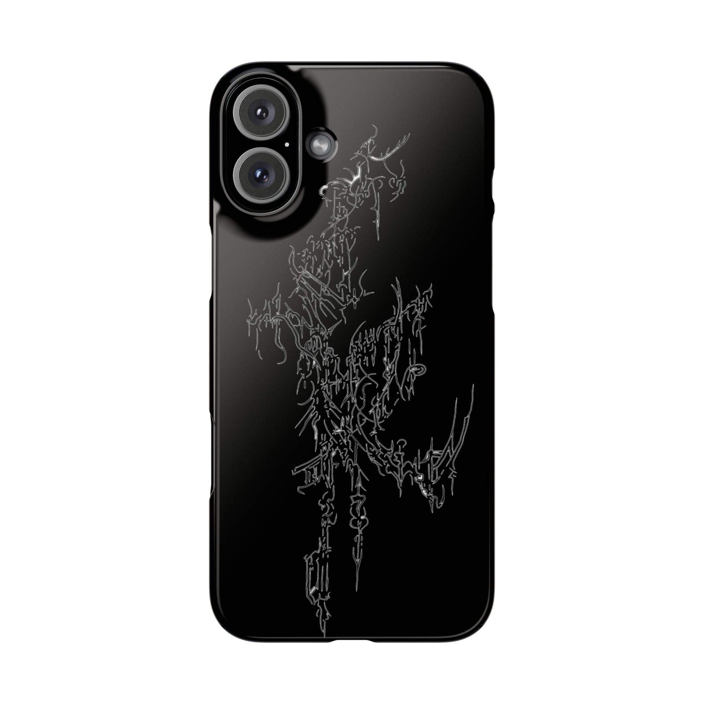 Cyber Sigilism 1 Slim Phone Case iPhone 8 - iPhone 15